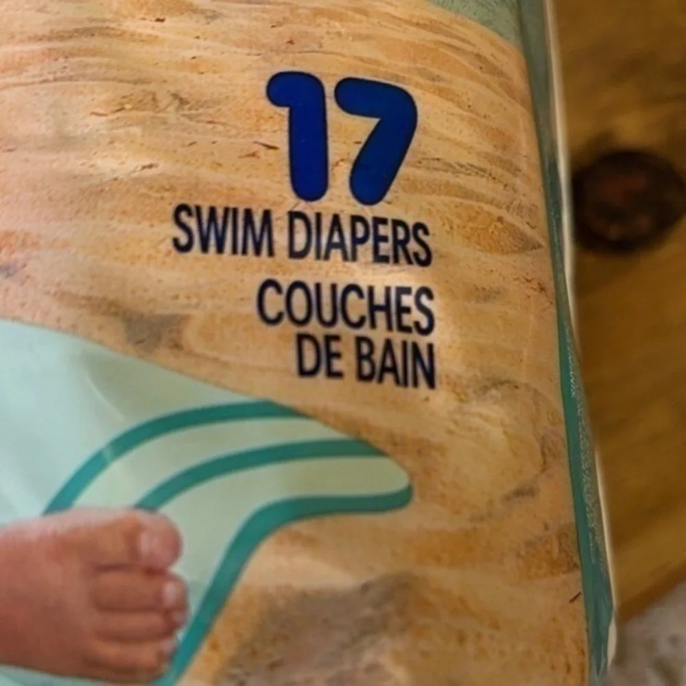 Pampers Splashers Swim Diapers SZ 5+, 51 Total Disposable NIP